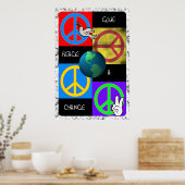 与え平和アチャンスアートポップ・アートのポスター ポスター (キッチン)