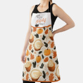 与え感謝していかぼちゃ及び紅葉 エプロン (インサイチュ)