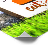 与え感謝していと食べパイ ポスター (角)