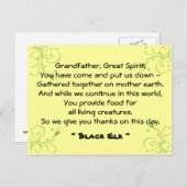 与え感謝していはがき ポストカード (正面/裏面)