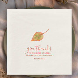 与え感謝していは水絵を描色を帯びる スタンダードランチョンナプキン