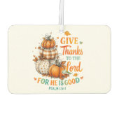 与え感謝していへ… カーエアーフレッシュナー (裏面)