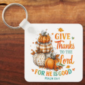 与え感謝していへ… キーホルダー (正面)