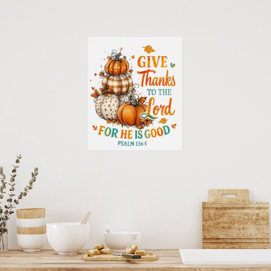 与え感謝していへ… ポスター (キッチン)