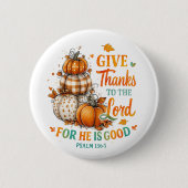 与え感謝していへ… 缶バッジ (正面)