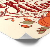 与え感謝していトルコの秋の収穫 ポスター (角)