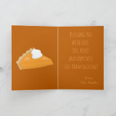 与え感謝していトルコテーマ シーズンカード (内部)