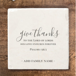 与え感謝していバイブル聖なる書物、 経典カスタムデコールギフト ストーンコースター