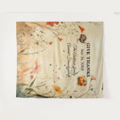 与え感謝していパーティー写真背景 タペストリー (正面(横))