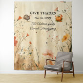 与え感謝していパーティー写真背景 タペストリー (インサイチュ)
