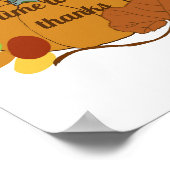 与え感謝していプリント、バリューポスター紙（マット） ポスター (角)