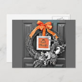 与え感謝していリース ポストカード (正面/裏面)