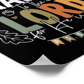 与え感謝してい主に感謝の秋のクリスティア ポスター (角)