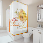 与え感謝してい主に シャワーカーテン (インサイチュ)