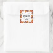 与え感謝してい主に スクエアシール (バッグ)