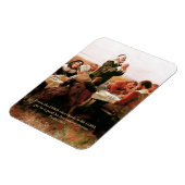 与え感謝してい主に。ファインアートギフト磁石 マグネット (左側)