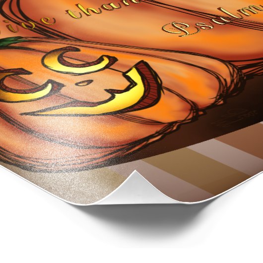 与え感謝してい主に フォトプリント            (角)