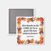 与え感謝してい主に マグネット (正面/裏面)