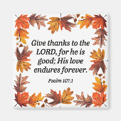 与え感謝してい主に マグネット (正面)