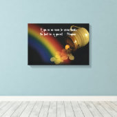 与え感謝してい先住民引用文 キャンバスプリント (インサイチュ (ウッドフロア))