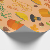 与え感謝してい包み紙 ラッピングペーパー (角)