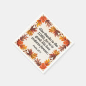 与え感謝してい収集 スタンダードカクテルナプキン (角)