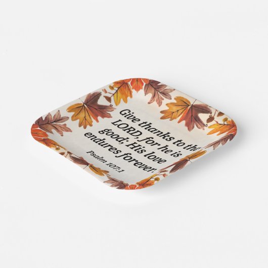 与え感謝してい収集 ペーパープレート (傾斜あり)