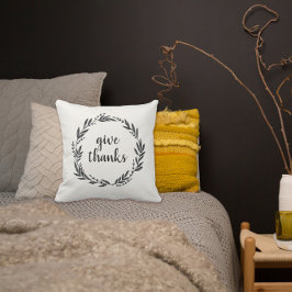 与え感謝してい感謝型リース装飾用クッション クッション