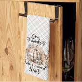 与え感謝してい感謝祭キッチンタオル キッチンタオル