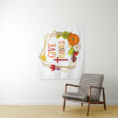 与え感謝してい感謝祭引用文秋秋カボチャ タペストリー (インサイチュ)