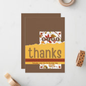 与え感謝してい感謝表 ノートカード (正面/裏面インサイチュ)