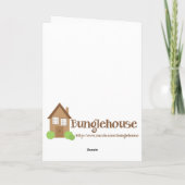 与え感謝してい折り聖なる書物、 経典感謝状カード シーズンカード (裏面)