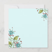 与え感謝してい招待状またはフラットカード 招待状 (裏面)