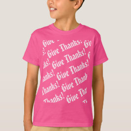 与え感謝してい文様 Tシャツ