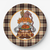 与え感謝してい格言 ペーパープレート (正面)