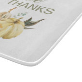 与え感謝してい水彩南瓜 カッティングボード (角)