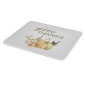 与え感謝してい水彩南瓜 カッティングボード (角)