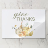 与え感謝してい水彩南瓜 ペーパーパッド (折り畳み)