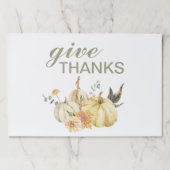 与え感謝してい水彩南瓜 ペーパーパッド (正面)