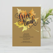 与え感謝してい礼 招待状 (スタンド正面)