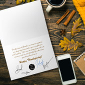 与え感謝してい秋の風景感謝祭 シーズンカード