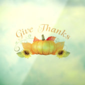 与え感謝してい窓の貼り付け ウィンドウサイン (シート3)