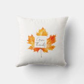 与え感謝してい紅葉 クッション (裏面)
