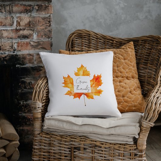 与え感謝してい紅葉 クッション