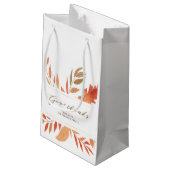 与え感謝してい紅葉 スモールペーパーバッグ (裏面アングル)