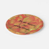 与え感謝してい紅葉 ペーパープレート (アングル)