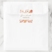 与え感謝してい素朴紅葉 スクエアシール (バッグ)