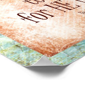 与え感謝してい聖句へ ポスター (角)