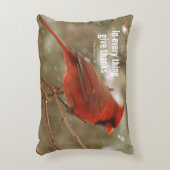 与え感謝してい聖句 アクセントクッション (正面(垂直))