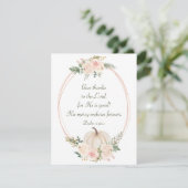 与え感謝してい聖書主への感謝の平野 カード (スタンド正面)